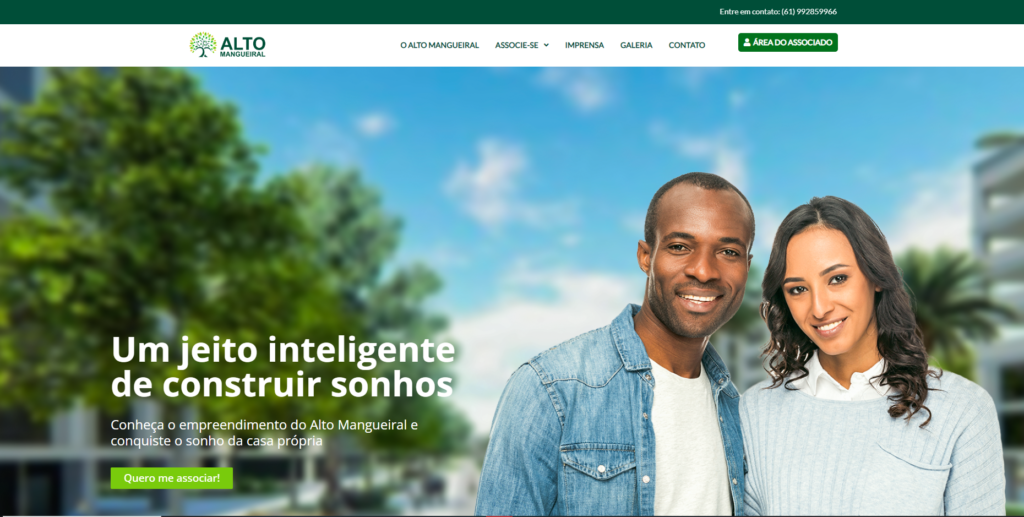 Página do Alto Mangueiral, desktop